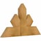 Ekena Millwork Saratoga Rough Sawn Timber Gable Bracket, Western Red Cedar, 36"W x 21"H x 2"D x 6"F, 14/12 Pitch GBW036X21X0206SAR00RWR - alternate 4